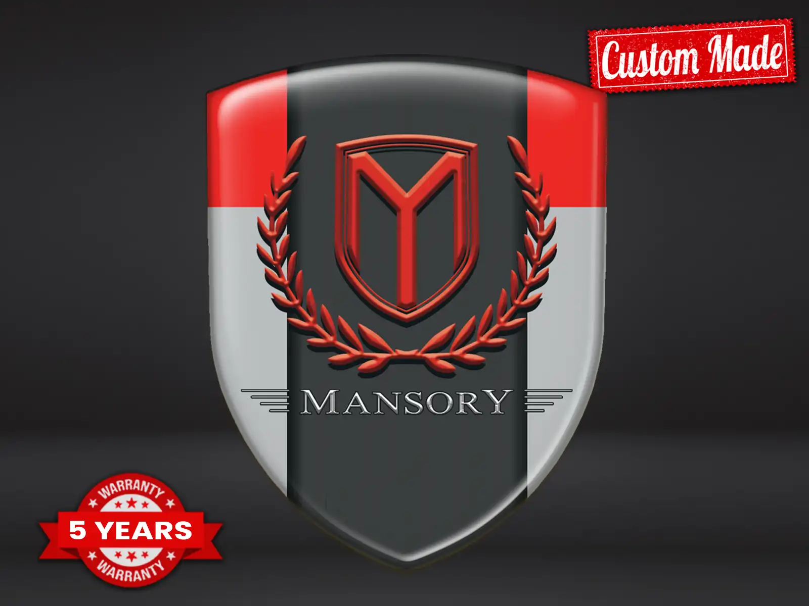 Mansory Autoembleme Personalisierbar Limitiert Universal Robust